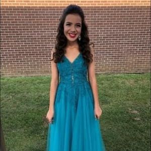 Gorgeous Teal ball gown